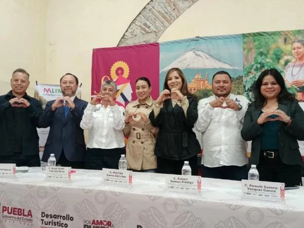 Fotografía del boletín oficial: Trabajan Puebla y Palenque, Chiapas, a favor del turismo