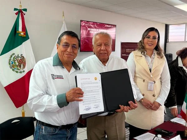 Fotografía del boletín oficial: COBAEP firma convenio con CECATI para certificar capacitaciones laborales del alumnado
